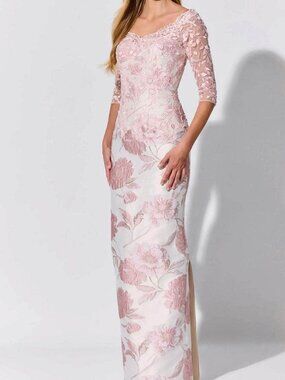 NWT Ivonne D ID324 Sweetheart Mother of the Bride Dress Blush Size 4
